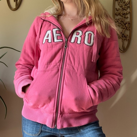 Aeropostale Pink Quilted Jacket - Picture 9 of 11